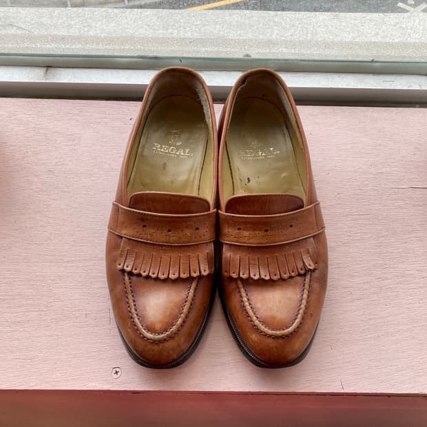 리갈 REGAL 클래식 브라운 프린지 로퍼