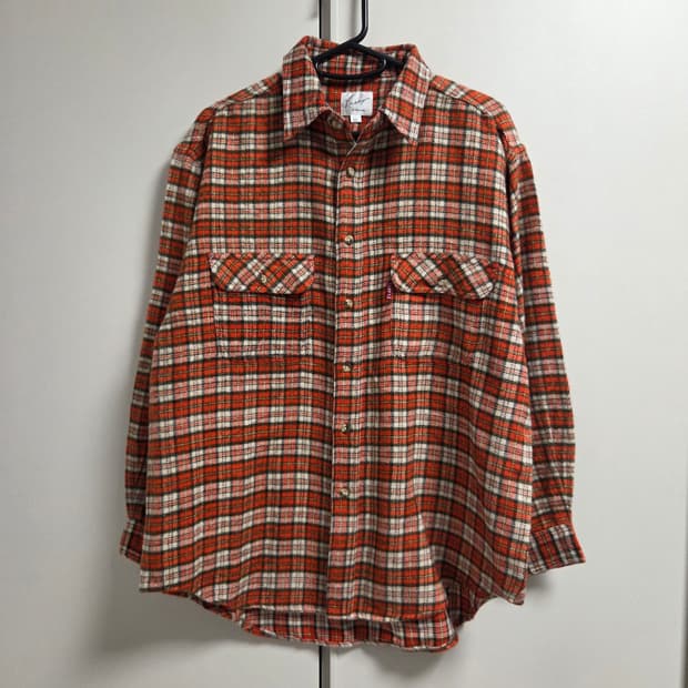 Passy 재팬 플란넬 체크 셔츠 L(100) 미사용