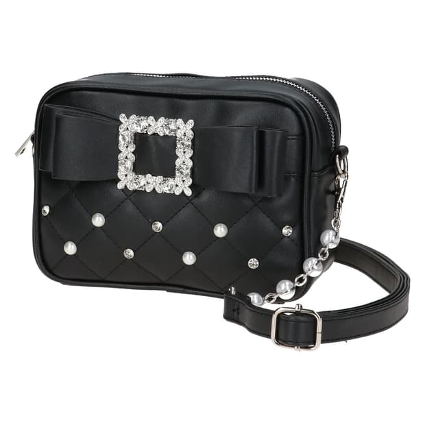 노에미 비쥬 리본 숄더백 블랙 지뢰계 스나계 걸리 양산형 일브 