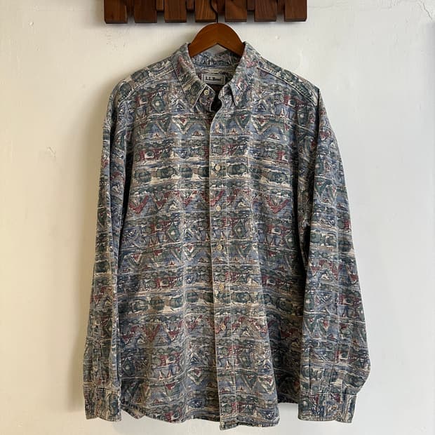 90~00s 엘엘빈 에스닉 셔츠