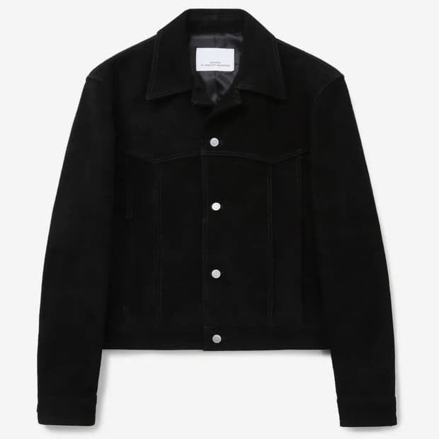 커넥트킨록 카우 스웨이드 트러커 자켓