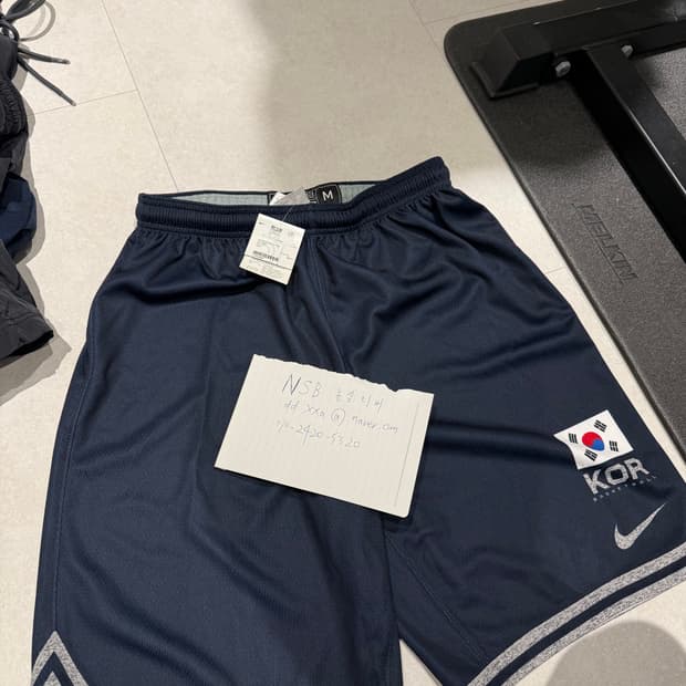 나이키 농구 국가대표 연습복 반바지 (맨즈M)