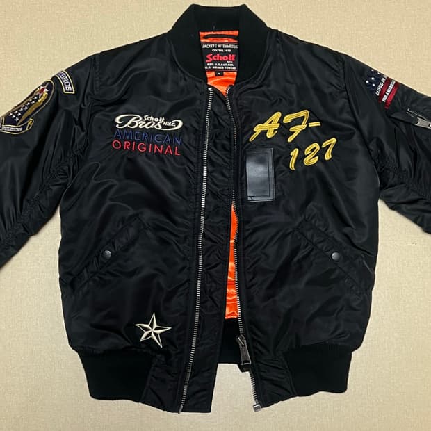 Schott 쇼트 MA-1 블루종 자켓