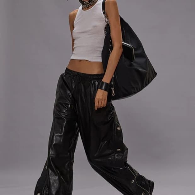 r13 트라푼토 레더 팬츠