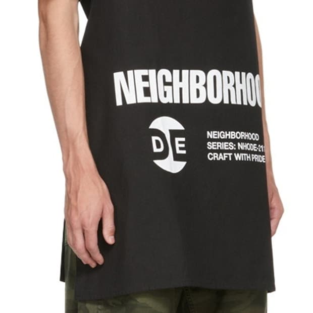 네이버후드 ODE 에이프런(앞치마) 블랙 F