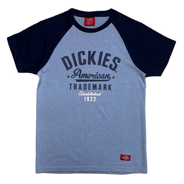 DICKIES 레글런 티셔츠 블루 S