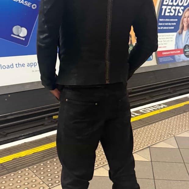 Isaac sellam high neck leather jacket