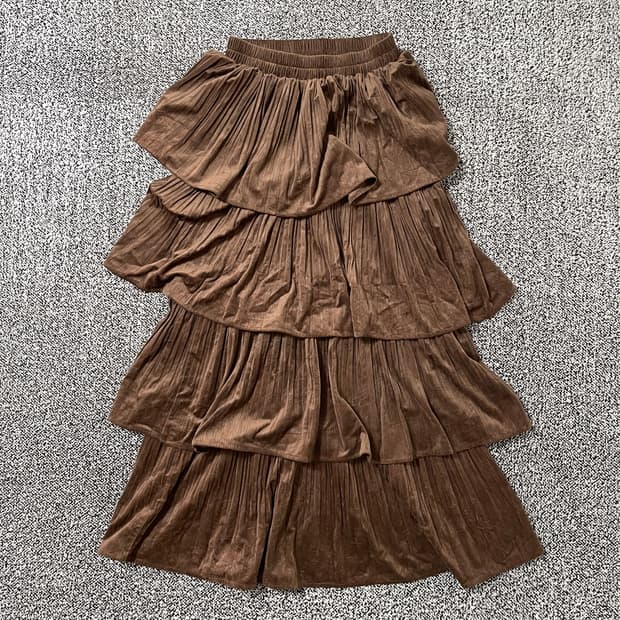 빈티지9. 일본빈티지 MENIDIAM 캉캉 러플 롱 스커트 모리걸