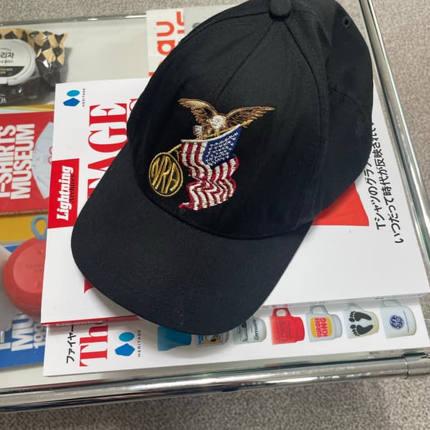 매티보이 착용 NRA cap 