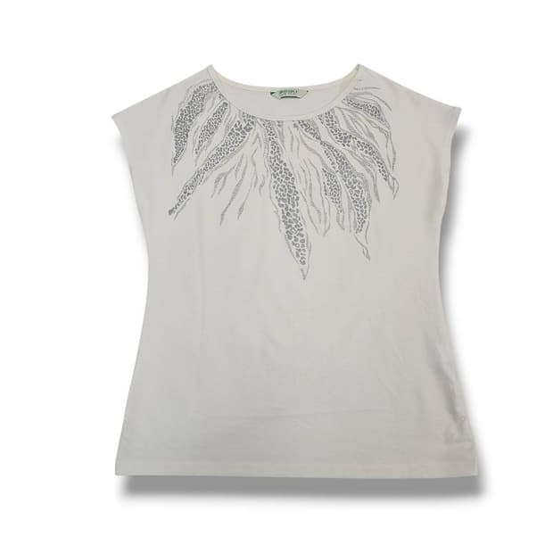  Crocodile Ladies 지브라 프린팅 반팔 티셔츠