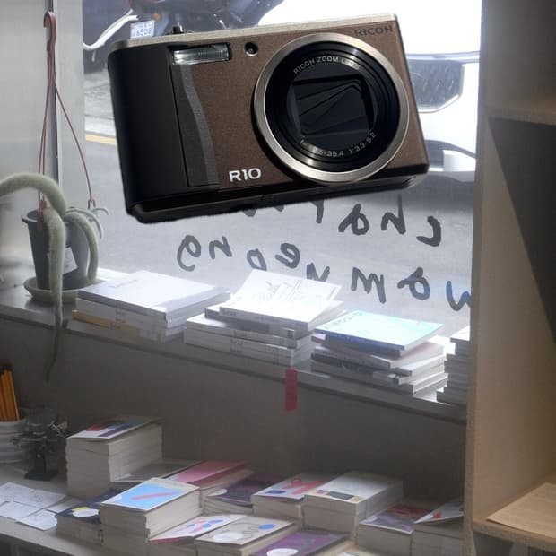 리코 R10 브라운 (작례o)