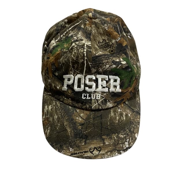 poser club 리얼트리 패턴 볼캡