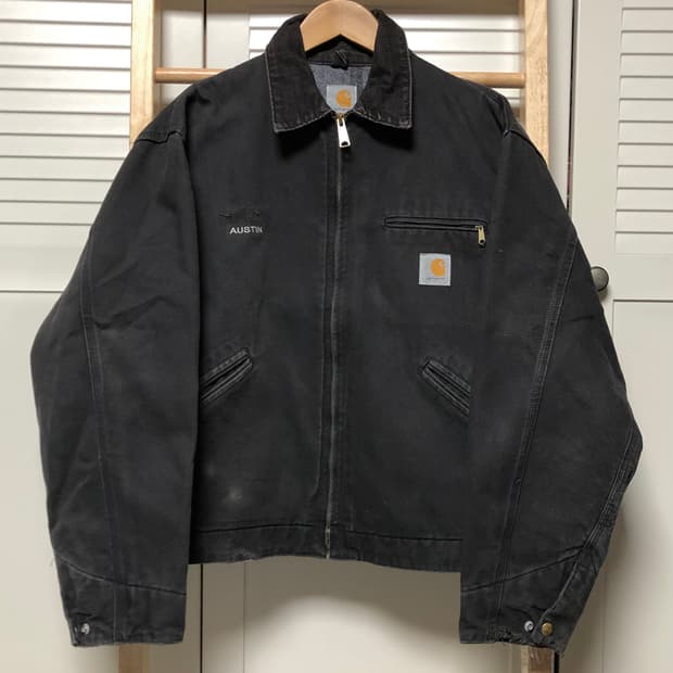 칼하트 디트로이트 자켓 J01 오스틴 탄 블랙