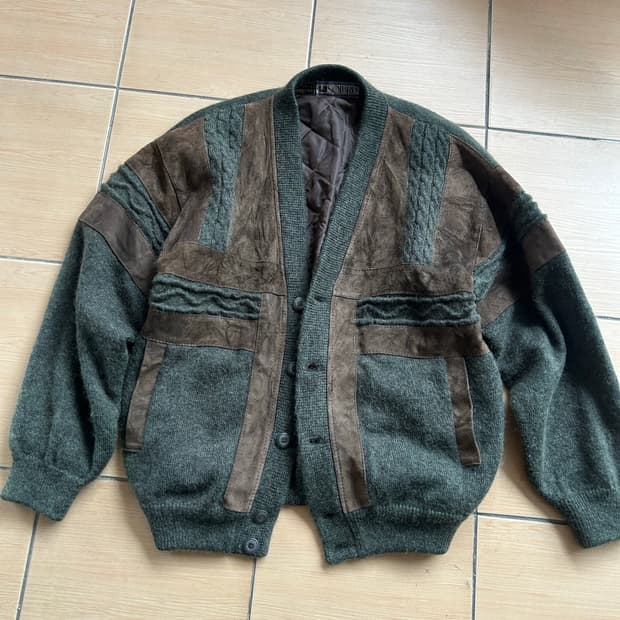 80,90‘s 유럽 울 가디건