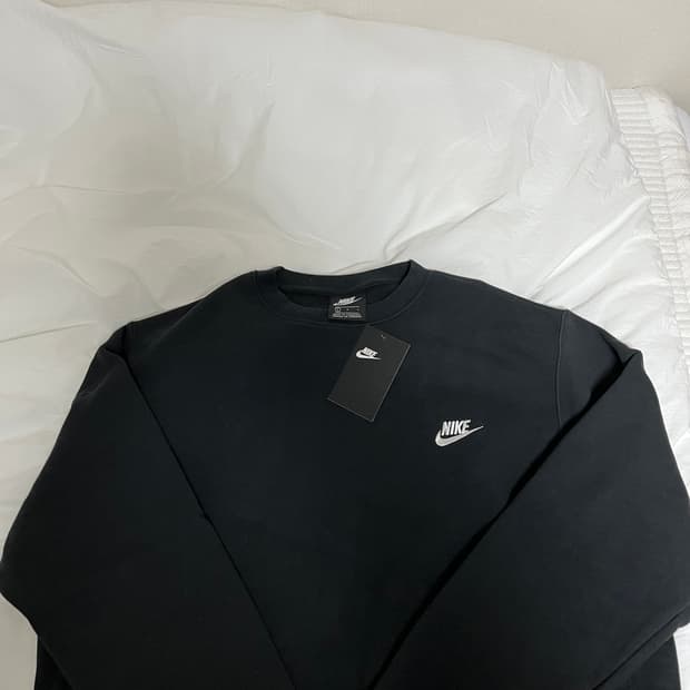 나이키 자수 기모 맨투맨