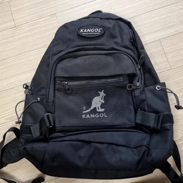 캉골 블랙 백팩 가방