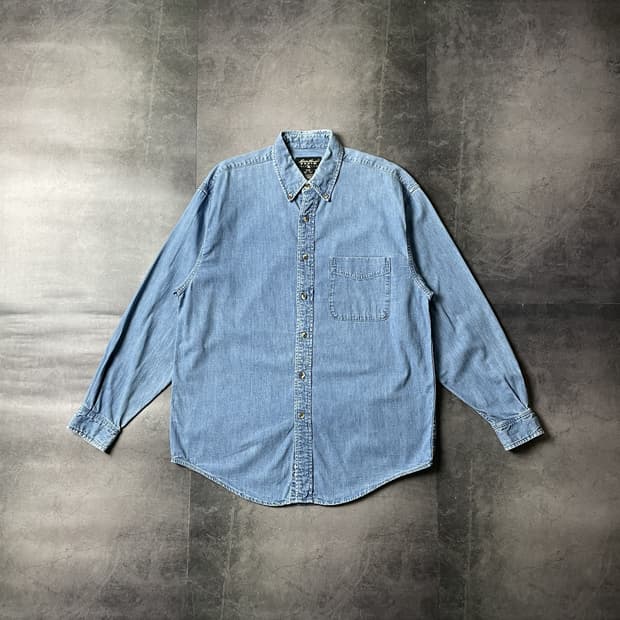 EDDIE BAUER 에디바우어 빈티지 코튼 데님 셔츠 A00458
