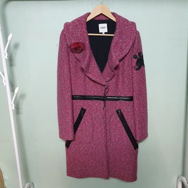 모스키노 트위드 코트 85