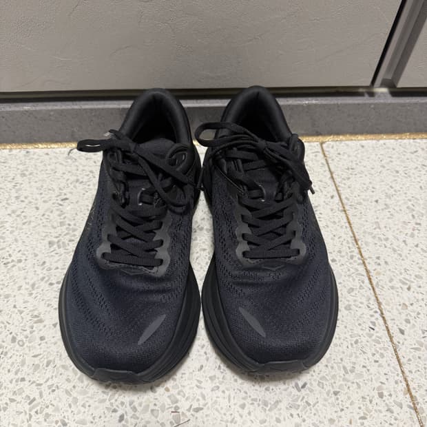 호카 본디8 블랙 와이드 260