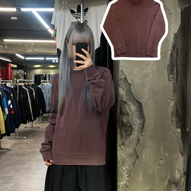 스톤아일랜드 맨투맨 퍼플 M  #csz2521