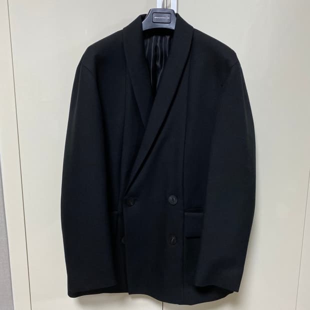 우영미 20fw 숄카라 자켓 48 