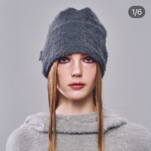 솜속 비니 MOROW BEANIE 차콜