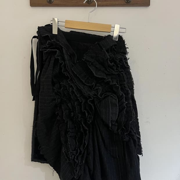 꼼데가르송 트리콧 스커트