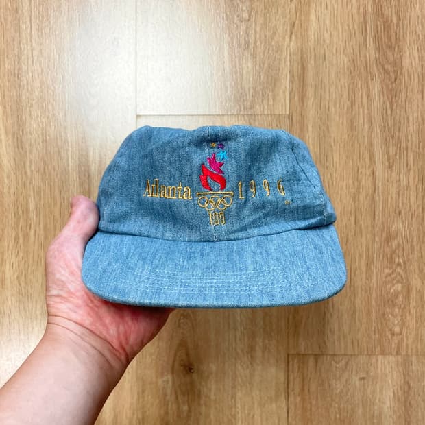 90s Made USA 애틀란타 (아틀란타) 올림픽 빈티지 볼캡 모자