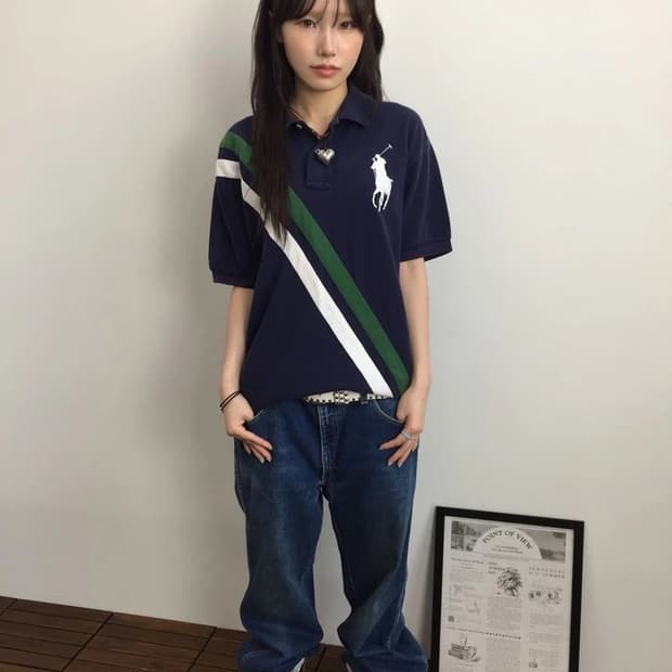 Polo RL Diagonal Sash Big Pony Polo