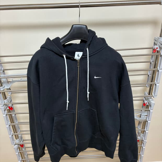 나이키 솔로스우시 후드집업 블랙 XL
