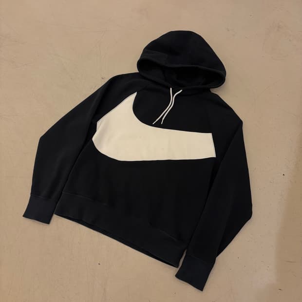 나이키 빅스우시 블랙 후드티