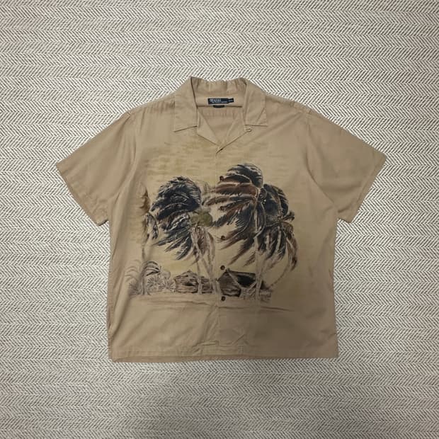 POLO RALPH LAUREN vintage camp shirt