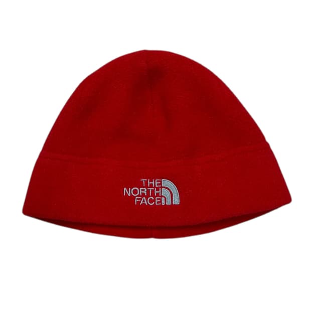 노스페이스 빈티지 폴라텍 플리스 비니 모자 레드 M