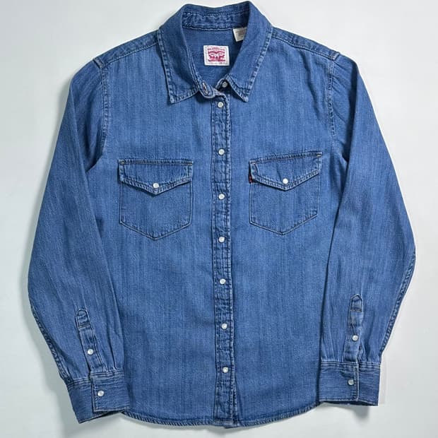 리바이스 데님 웨스턴 셔츠