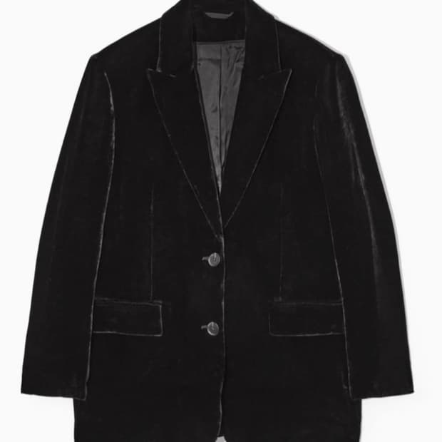 COS 코스 벨벳 블레이저 32