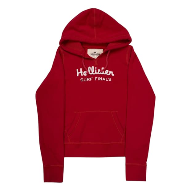 홀리스터 빈티지 Y2K 스펠로고 기모 후드티 M