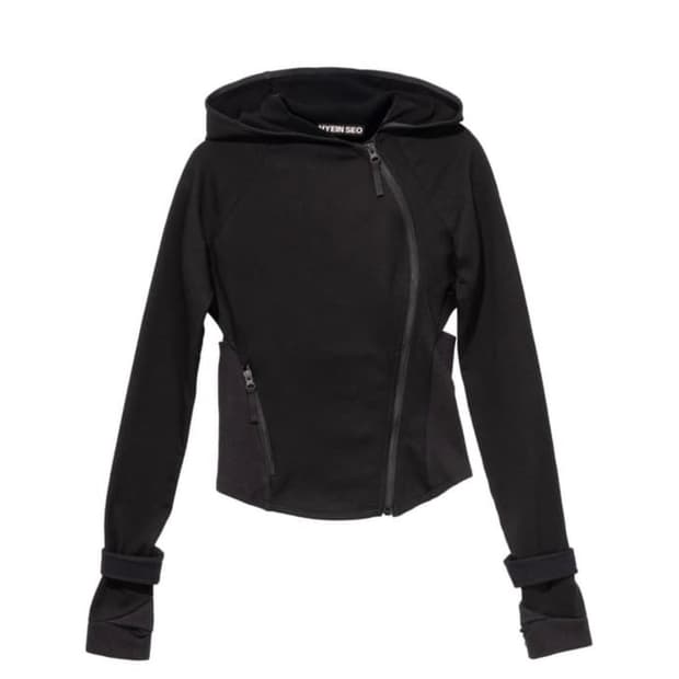 혜인서 후드집업 1사이즈 Hooded Asymmetric Zip Top