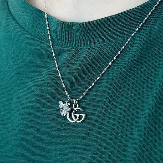 구찌 롱체인 남자 목걸이