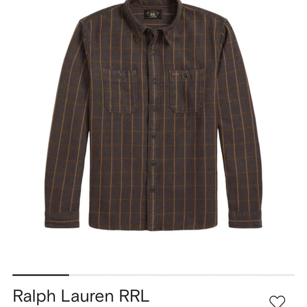 RRL 스트라이프 셔츠