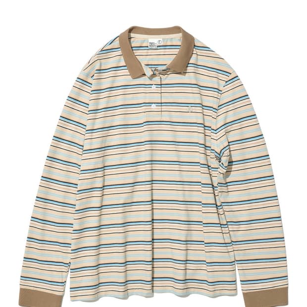 파르티멘토우먼 스트라이프 긴팔 폴로티