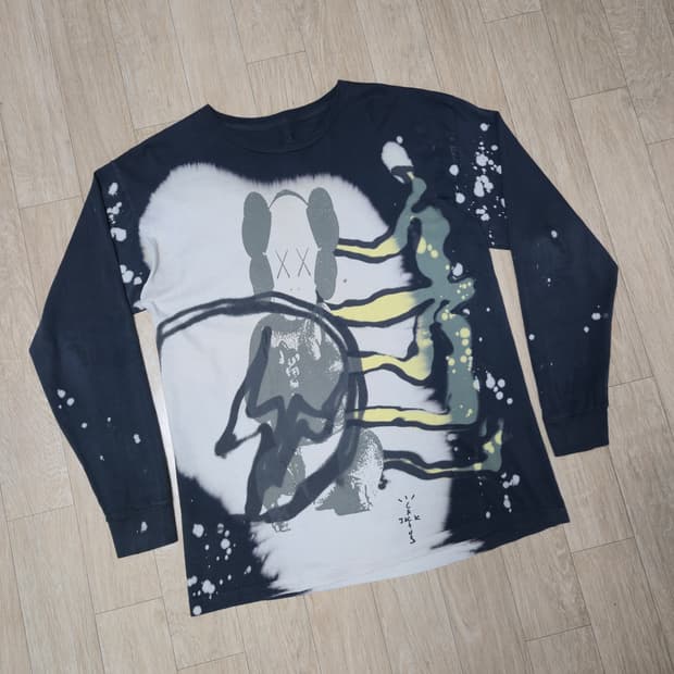 L) 트레비스스캇 x 카우스 x 프라그먼트 긴팔티셔츠 롱슬리브