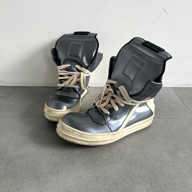 릭오웬스 지오바스켓 실버