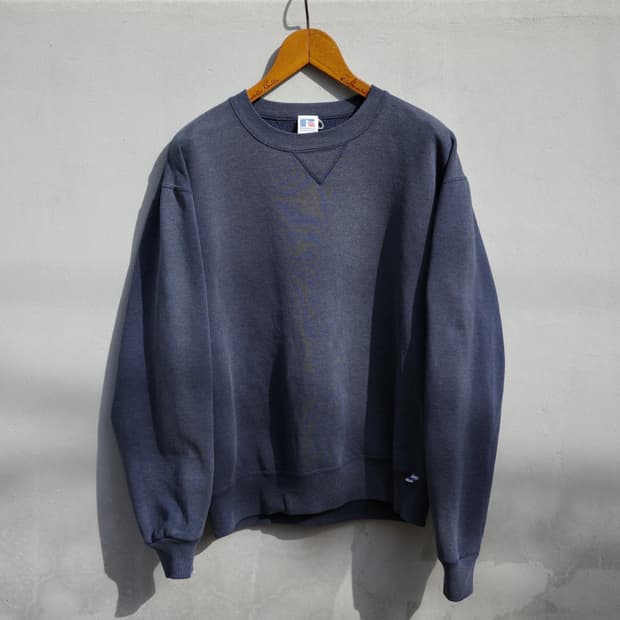 90s Russell athletic 선페이드 스웻셔츠