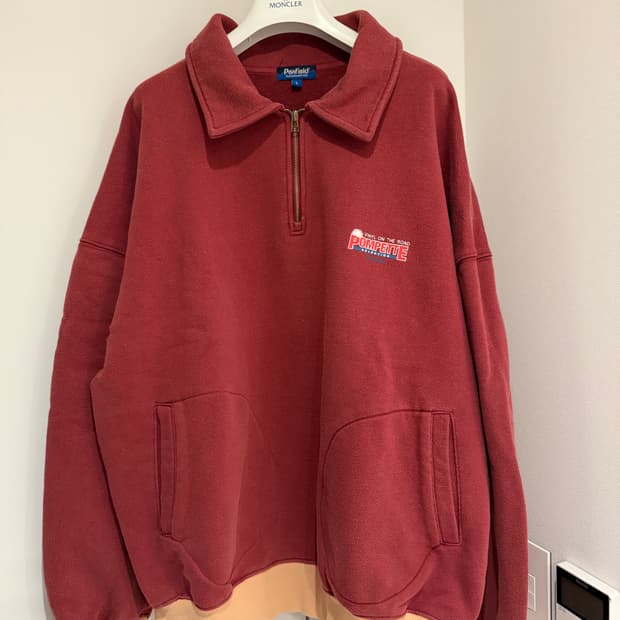 펜필드 바이닐온더로드 빈티지 스타일 집업 맨투맨 L사이즈