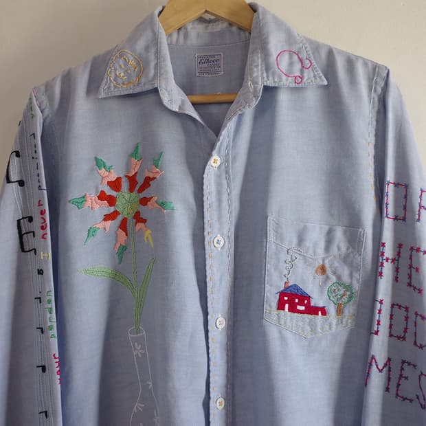 1960's Elbeco Hand Embroidered Shirt