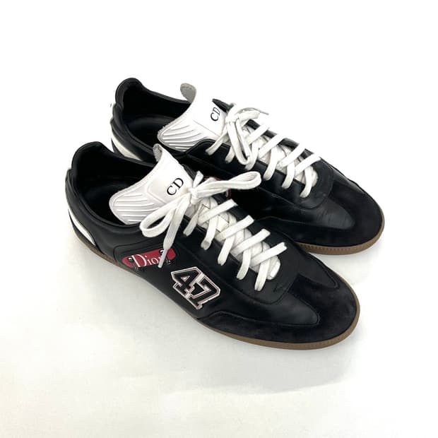 디올 옴므 2017 킴존스 패치 로고 독일군 스니커즈