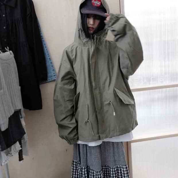 콜하그 사파리 후드 야상 자켓