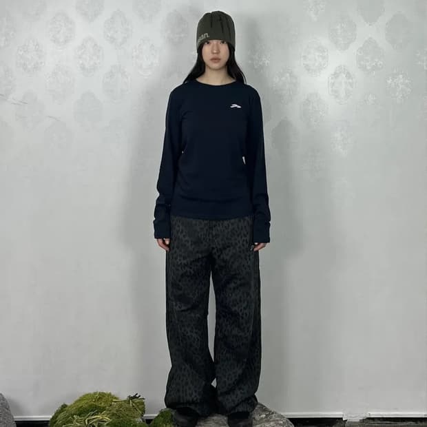 탄산마그네슘 레오파드 팬츠