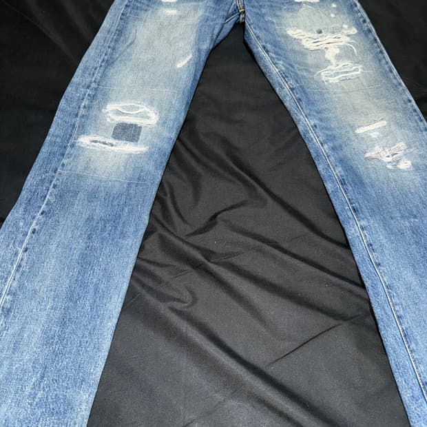 폴로 랄프로렌 디스트로이드 데님 29x32
