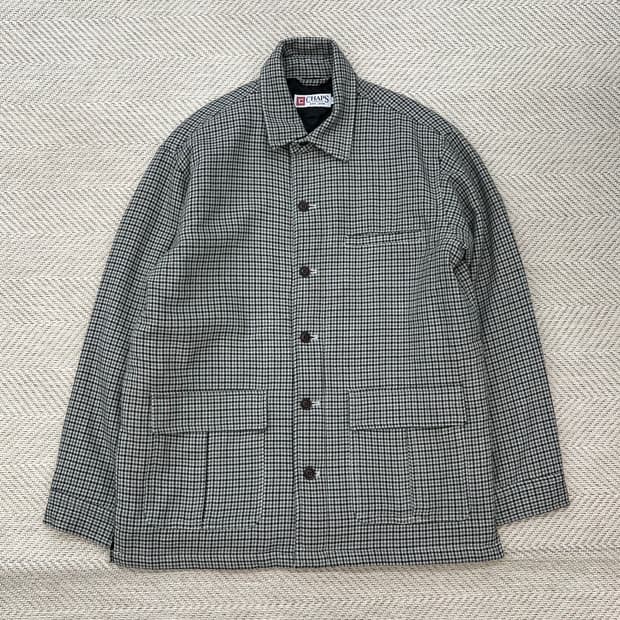 챕스 랄프로렌 체크 울 코트 r2568